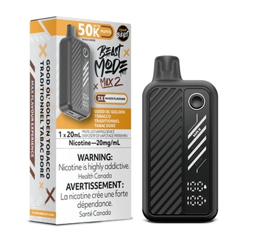 Flavour Beast Mode Max 2 - Golden Tobacco (NB)