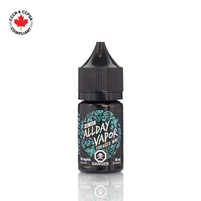 ALLDAY VAPOR Nic Salt 30ml - Tobacco Mint