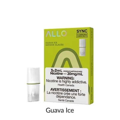 Allo Sync Pod Pack Guava Ice 3pk 20mg