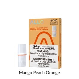 Allo Sync Pod Pack Mango Peach Orange 3pk 20mg