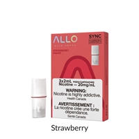 Allo Sync Pod Pack Strawberry 3pk 20mg