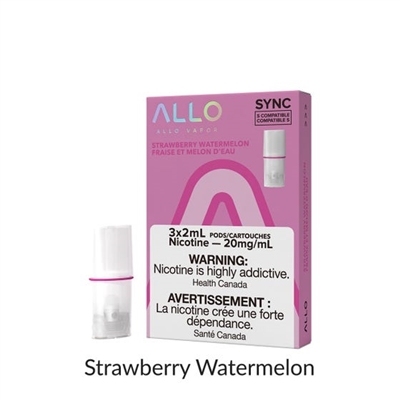 Allo Sync Pod Pack Strawberry Watermelon 3pk 20mg