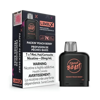 Beast Level X - Beast Pod 14ml - Packin' Peach Berry 20mg