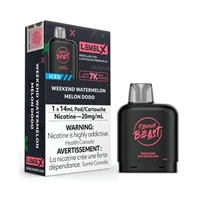 Beast Level X - Beast Pod 14ml - Weekend Watermelon Iced  20mg