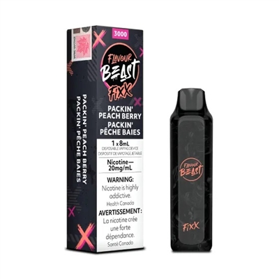 Flavour Beast Fixx Disposable - Packin' Peach Berry