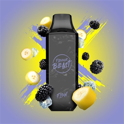 Flavour Beast Flow Disposable - Blazin' Banana Blackberry Iced