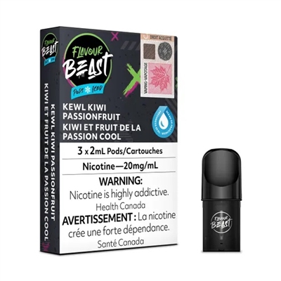 Flavour Beast Pod Pack - Kewl Kiwi Passionfruit Iced