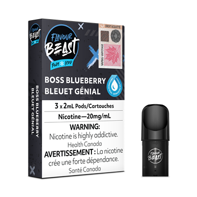Flavour Beast Pod Pack - Boss Blueberry Iced 20mg