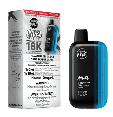 Flavour Beast Hydra 18K Disposable - Flavourless Clear