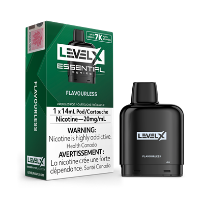 Level X Essential Series 14ml Pod - Flavourless 20MG
