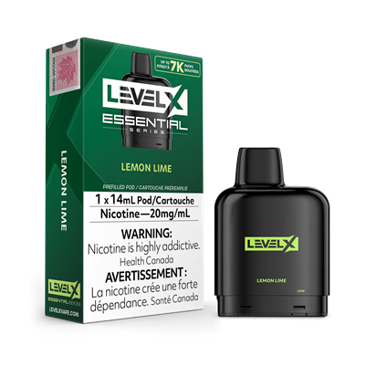 Level X Essential Series 14ml Pod - Lemon Lime 20MG