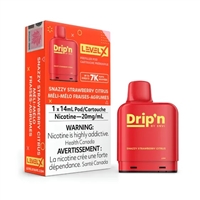 Level X - Drip'n pod 14ml - Snazzy Strawberry Citrus 20mg