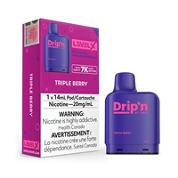 Level X - Drip'n pod 14ml - Triple Berry 20mg