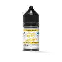Flavour Beast E-Liquid Unleashed 30ml - Epic Banana 20mg nic salts