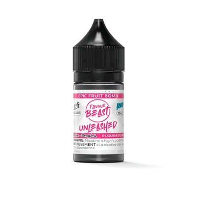 Flavour Beast E-Liquid Unleashed 30ml - Epic Fruit Bomb 20mg nic salts