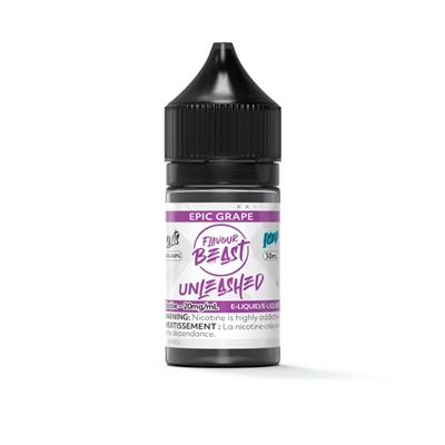 Flavour Beast E-Liquid Unleashed 30ml - Epic Grape 20mg nic salts