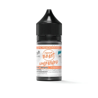 Flavour Beast E-Liquid Unleashed 30ml - Epic Peach Mango 20mg nic salts