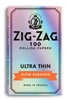 Zig-Zag Ultra Thin Slow Burning Papers