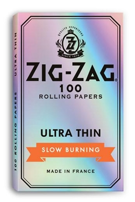 Zig-Zag Ultra Thin Slow Burning Papers