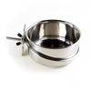#8003 Shallow Stainless Steel Clamp-on Dish (4" X 1.75")