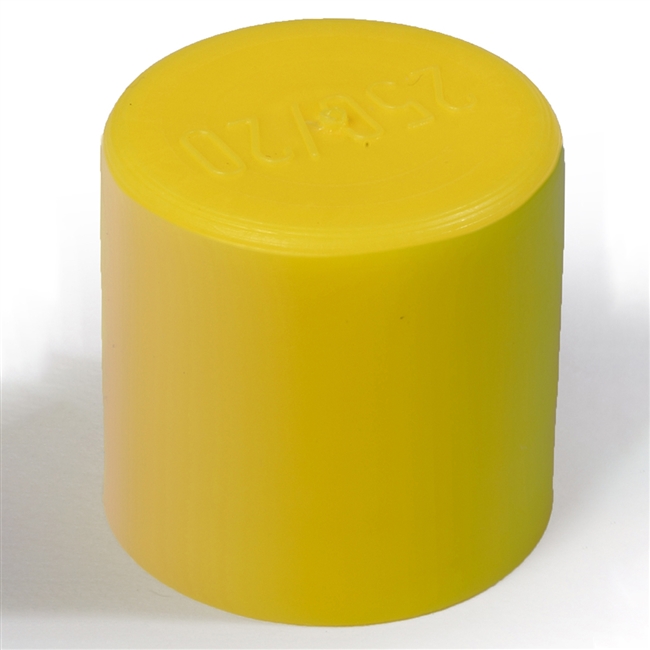 9835 Yellow cap for show glass