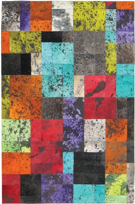 Multi-color Cow Hide Rug MH-271