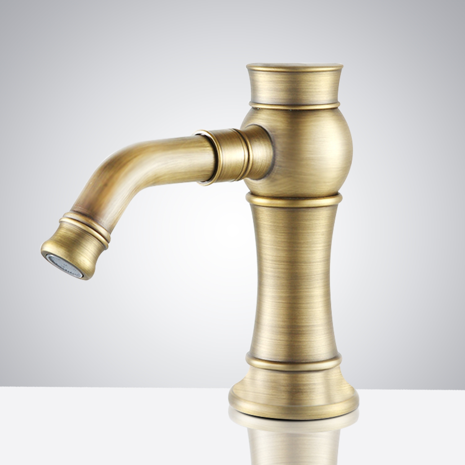 Brushed Gold Automatic Sensor Touchless Basin Faucet