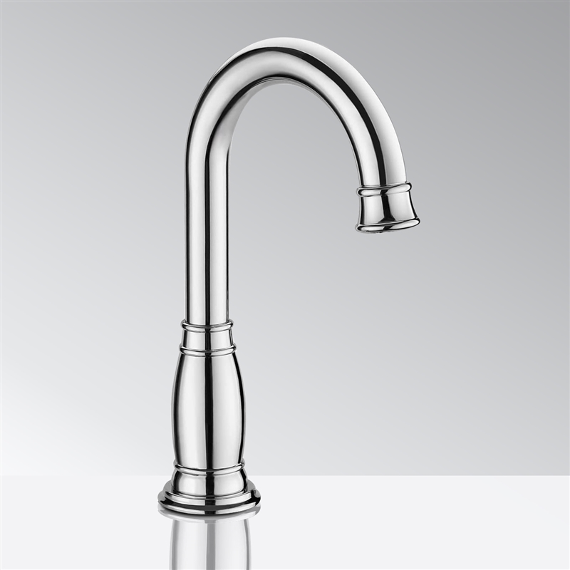 Chrome Automatic Sensor Touchless Basin Faucet