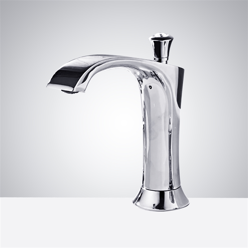 Chrome Automatic Sensor Touchless Basin Faucet