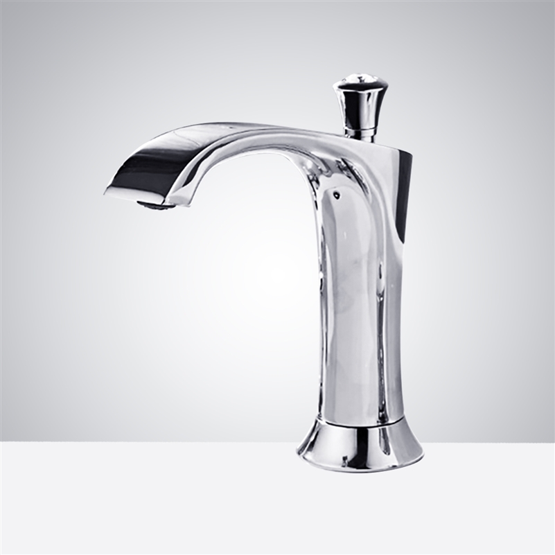 Chrome Automatic Sensor Touchless Basin Faucet