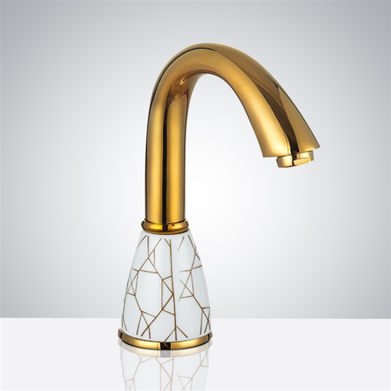 Fontana Commercial Gold Touchless Automatic Sensor Hands Free Faucet