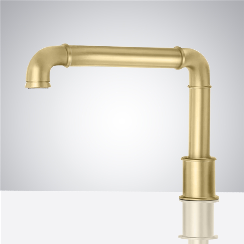 commercial building touchless faucet