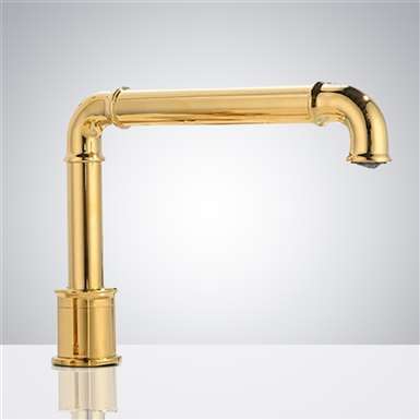 Fontana Commercial Gold Touchless Automatic Sensor Hands Free Faucet