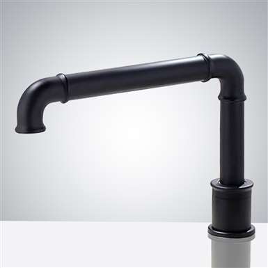 Fontana Commercial Matte Black Touchless Automatic Sensor Hands Free Faucet