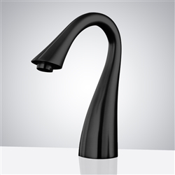 Fontana Commercial Black Touch less Automatic Sensor Hands Free Faucet