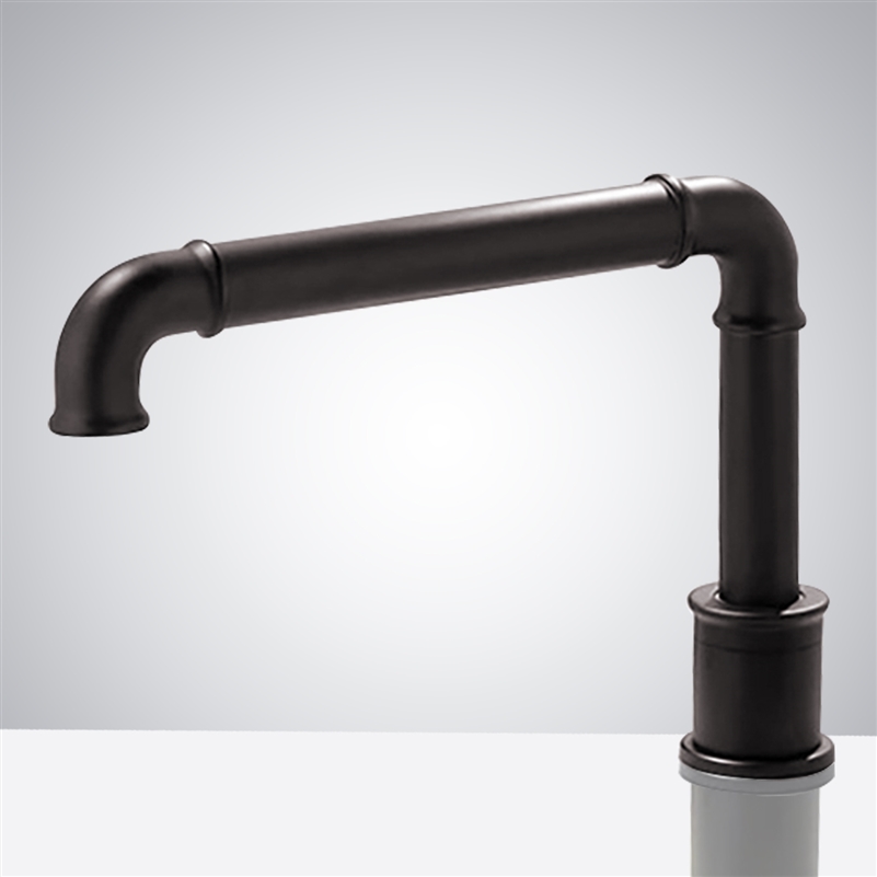 Public Restroom Oil Rubbed Bronze Automatic Sensor Hands Free Faucet