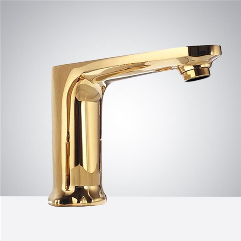 Hospital Gold Touchless Automatic Sensor Hands Free Faucets