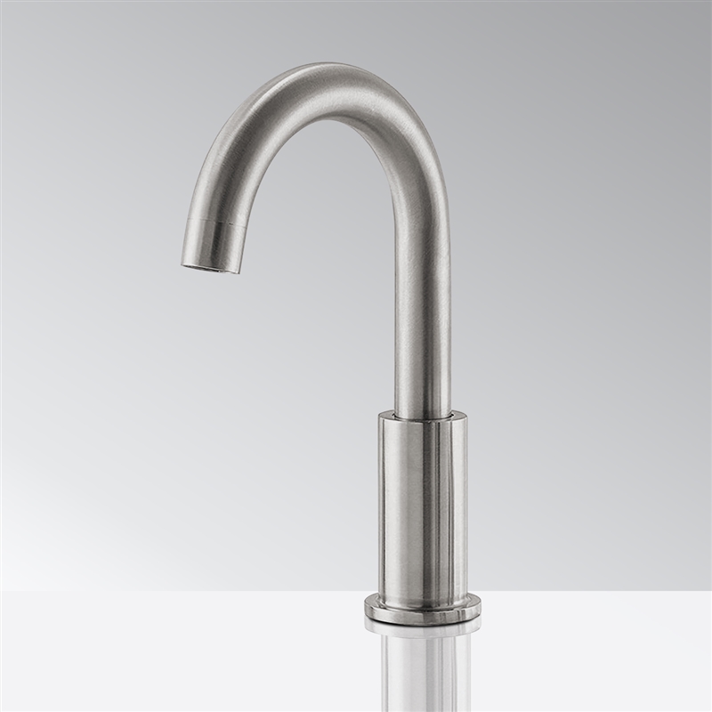 Fontana Commercial Brushed Nickel Touchless Automatic Sensor Hands Free Faucet