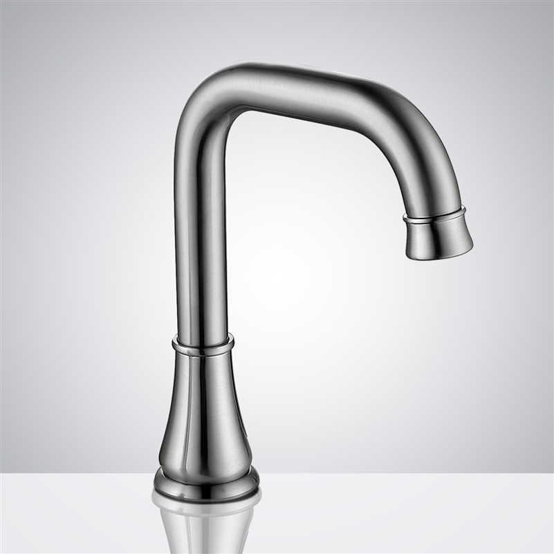 Architectural Design Brushed Nickel Automatic Sensor Hands Free Faucet