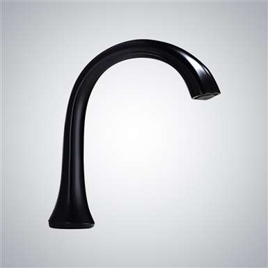 Matte Black Commercial Deck Mounted Bathroom Faucet