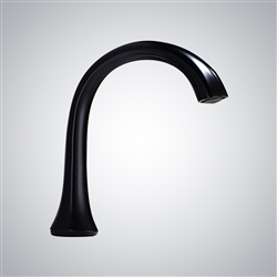 Matte Black Commercial Deck Mounted Bathroom Faucet