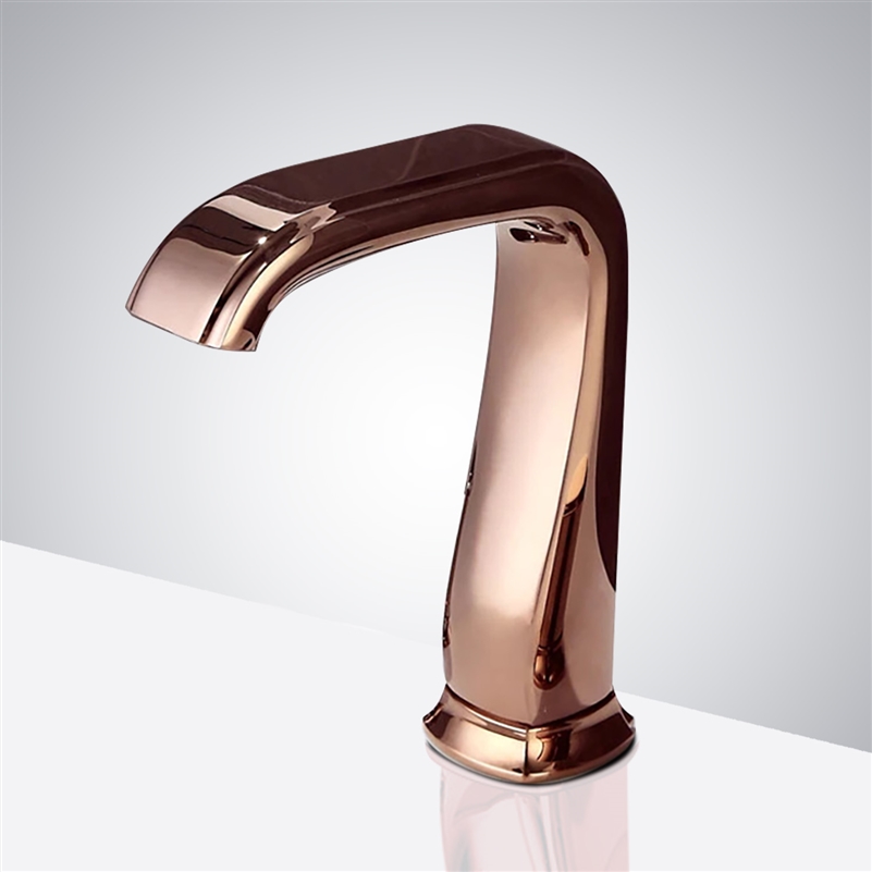 Fontana Commercial Rose Gold Automatic Sensor Faucet