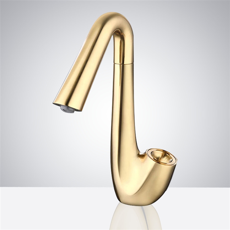 Fontana Commercial Brushed Gold Automatic Sensor Faucet