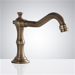 Fontana Commercial Antique Brass Automatic Sensor Faucet