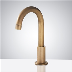 Fontana Commercial Antique Brass Automatic Sensor Faucet