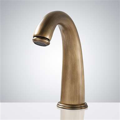 Fontana Commercial Antique Brass Automatic Sensor Faucet
