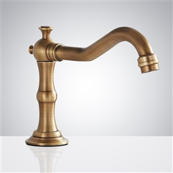 Fontana Commercial Antique Brass Automatic Sensor Faucet