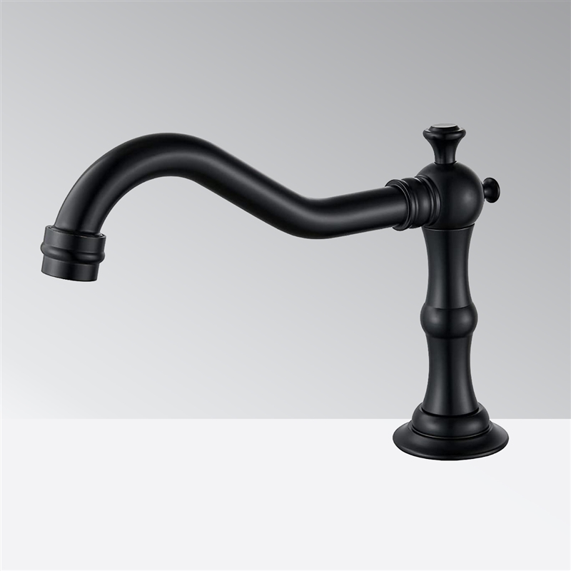 Fontana Commercial Matte Black Automatic Sensor Faucet