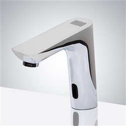 Fontana Napoli Commercial Digital Display Automatic Motion Sensor Faucet - Black Top