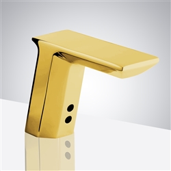 Fontana Peru Commercial Motion Sensor Activated Automatic Faucet Brass Valve Gold Finish